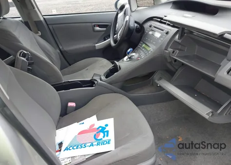 2011 Toyota Prius Two from USA, damaged, VIN JTDKN3DU6B0288098